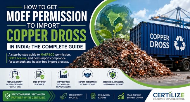MoEF permission guide for copper dross