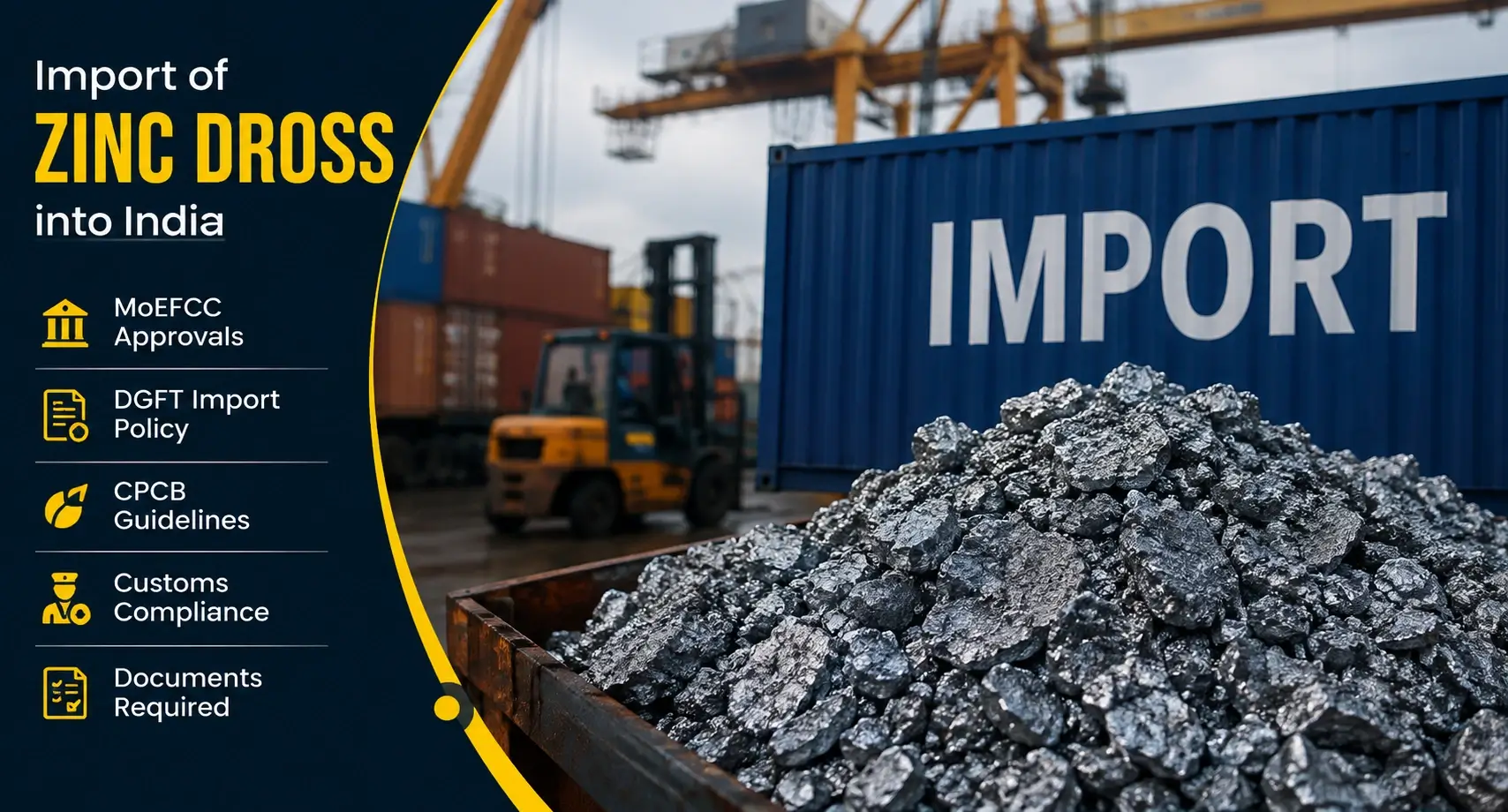 Import of Zinc Dross into India