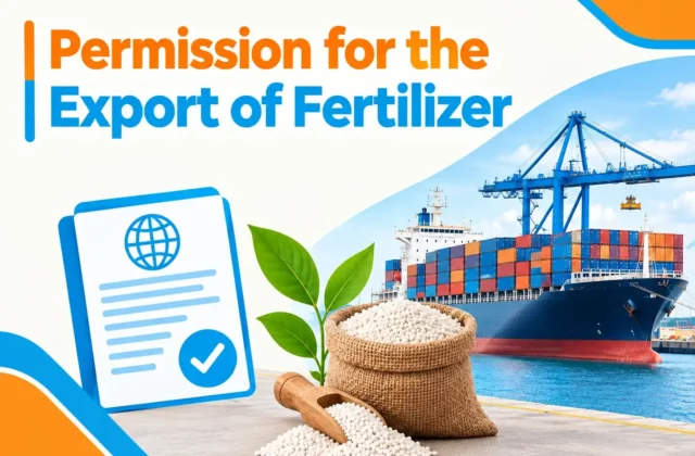 Permission for the Export of Fertilizer