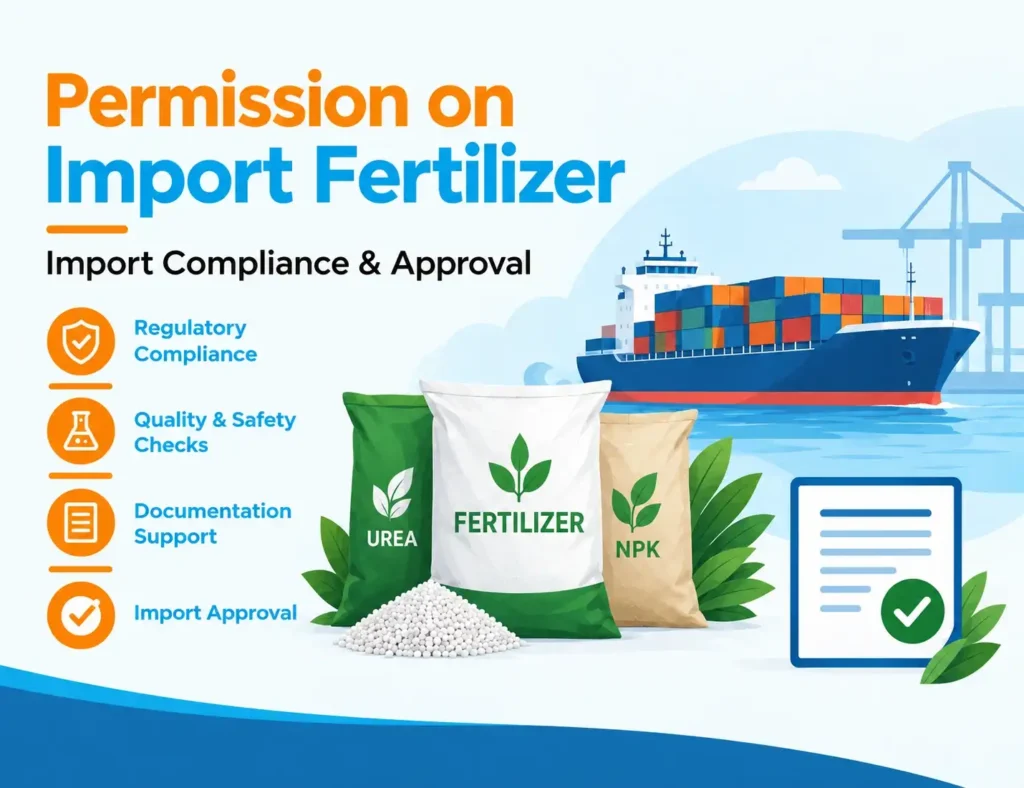 Permission on import fertilizer