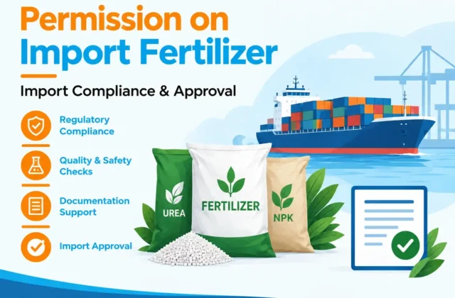 Permission on import fertilizer