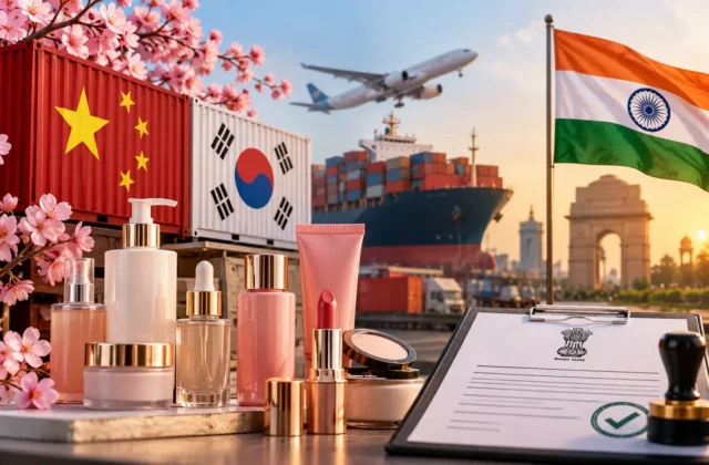 Importing Cosmetics from ChinaKorea to India