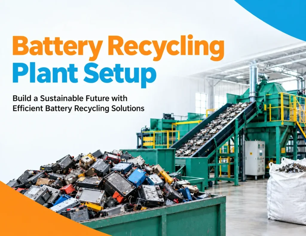 Battery Recycling Plant Setup