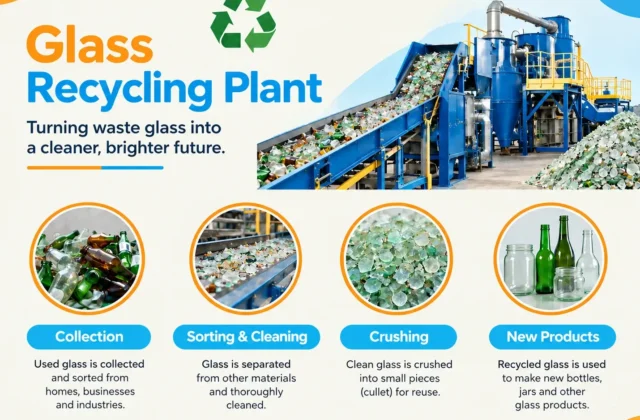 Glass Recycling Plant Setup
